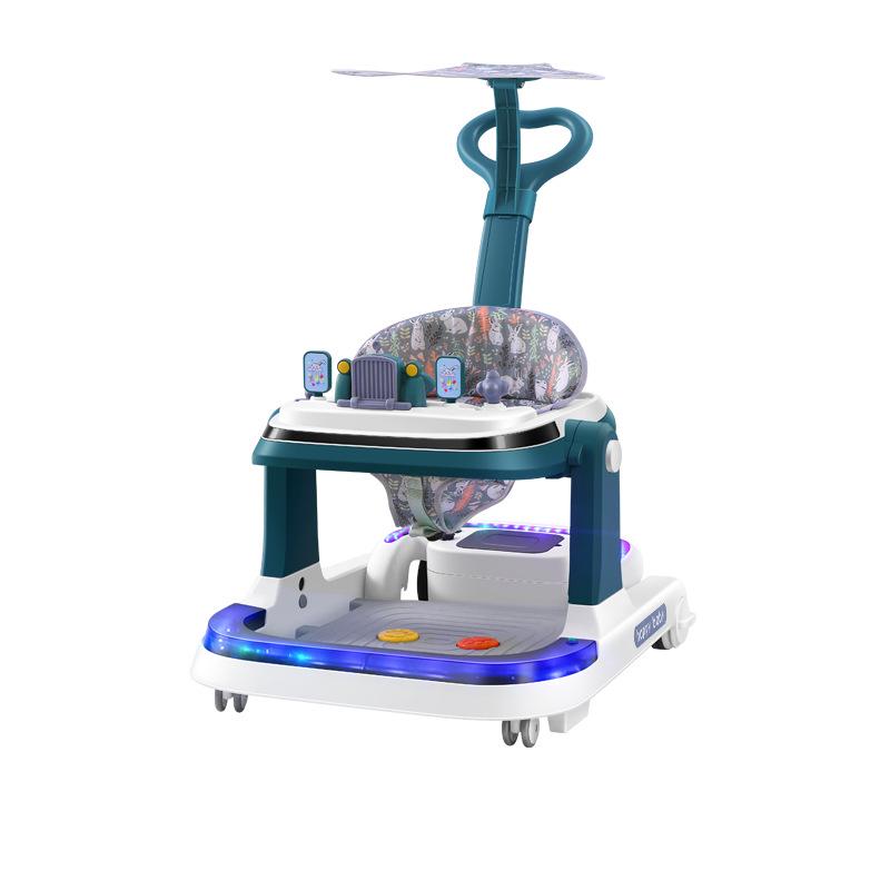 Rechargeable Remote-Controlled Baby Walker Car with Anti-Rollover Safety
