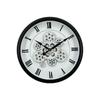 Luxury Industrial Gear Wall Clock Decoration Retro Silent Mechanical Large Home Decorative Room Art Style Gift Wall Clock 16inch