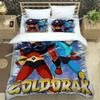 UFO ROBO GRENDIZER GOLDORAK Bedding set Printed Duvet Cover Pillowcase Single Double Queen Super King Size Sets