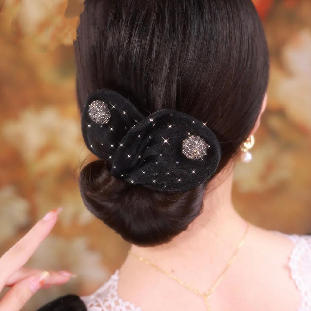 Ins Style Elegant Lazy Hair Curler Fshion Flower Fashion Flower Roller Hair Curler Lazy Hairpin Butterfly Hair Clips For Girls