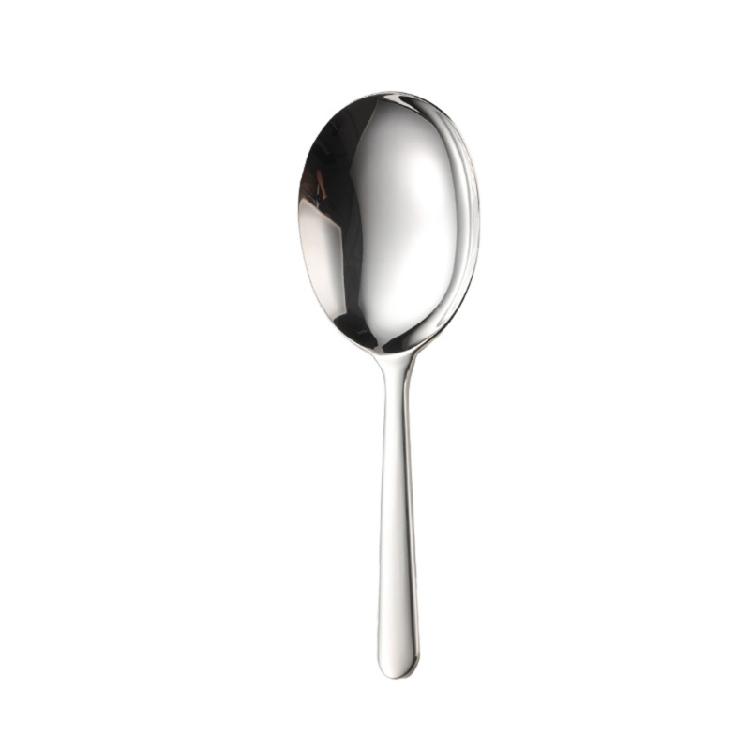 

Stainless Steel Short Handle Scooper Serving Spoon For Thick Sauces Soups And Outdoor BBQ Applications