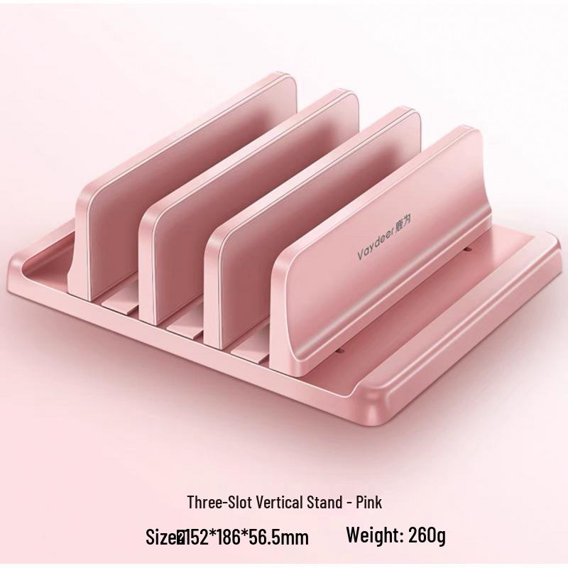 Laptop Vertical Stand and Desktop Storage Rack Bracket