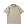 Mens Summer Updated Relaxed Fit Short-sleeved POLO Blouse Mens Lapel Thin Short T-top