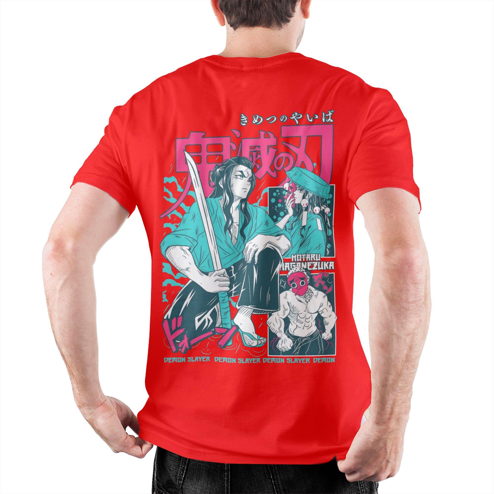 

Amazing skilled swordsmith Demons Slayers TShirt Men Round Neck Cotton T Shirts Short Sleeve Tee Shirt Unique Clothes M