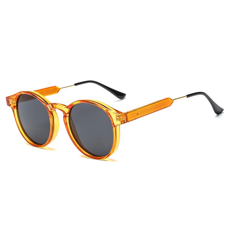Xiaomi New Trendy Retro Sunglasses Texture Round Frame Sunglasses Fashion Sunglasses 3185