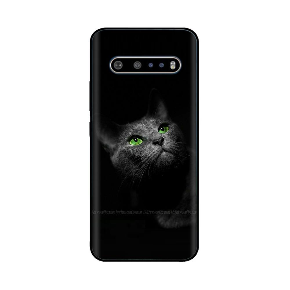 Für LG V60 ThinQ Hülle 6,8" Weiches Silikon TPU Handyhülle Funda Für LG V60 ThinQ 5G V 60 Rückseite lgV60 ThinQ coque Bumper Schale