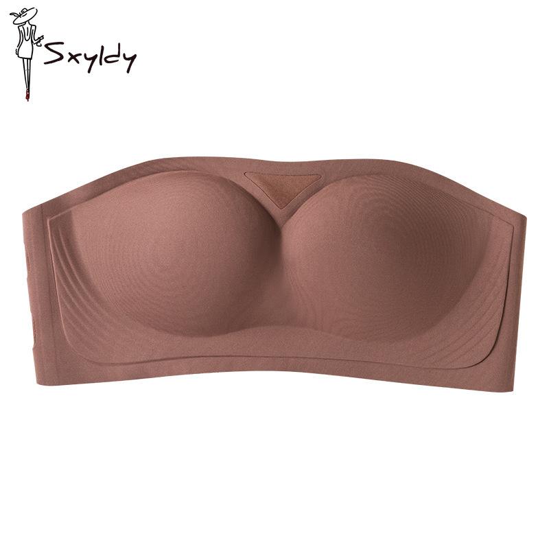 Dámská neviditelná podprsenka bez ramínek Braletka 3/4 košíčky Bezešvé bezdrátové spodní prádlo Dámské párty svatební podprsenky Sexy braletka spodní prádlo