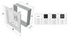 Vent Cover ABC 17x30 black