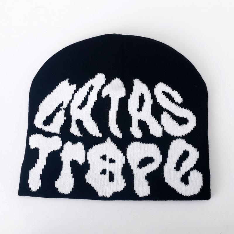 New hot-selling MEA CULPA beanie hat mea beanie hat knitted hat straight