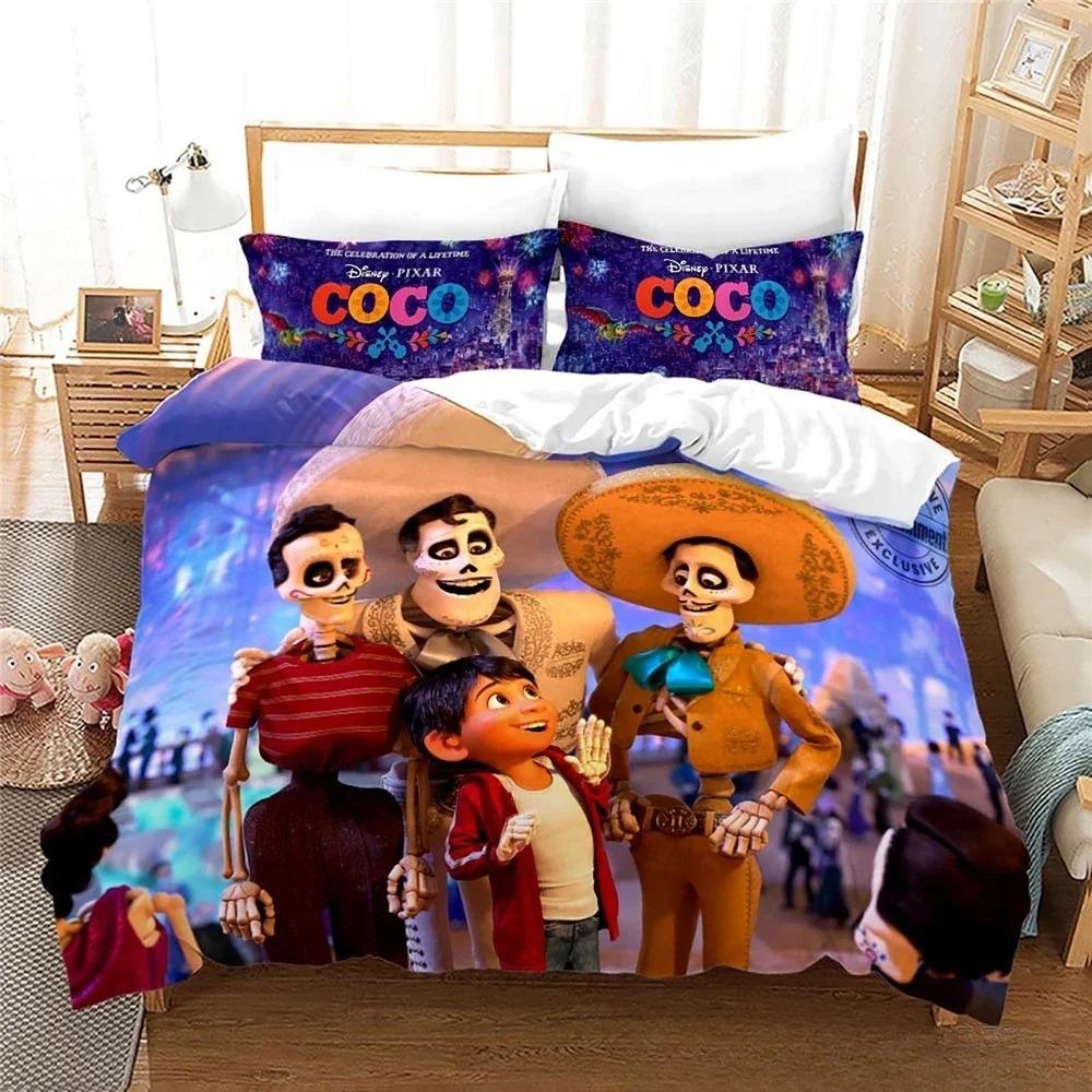 Comforter Cartoon Coco Bedding Set For Boys Single Twin Size Sets Teen S