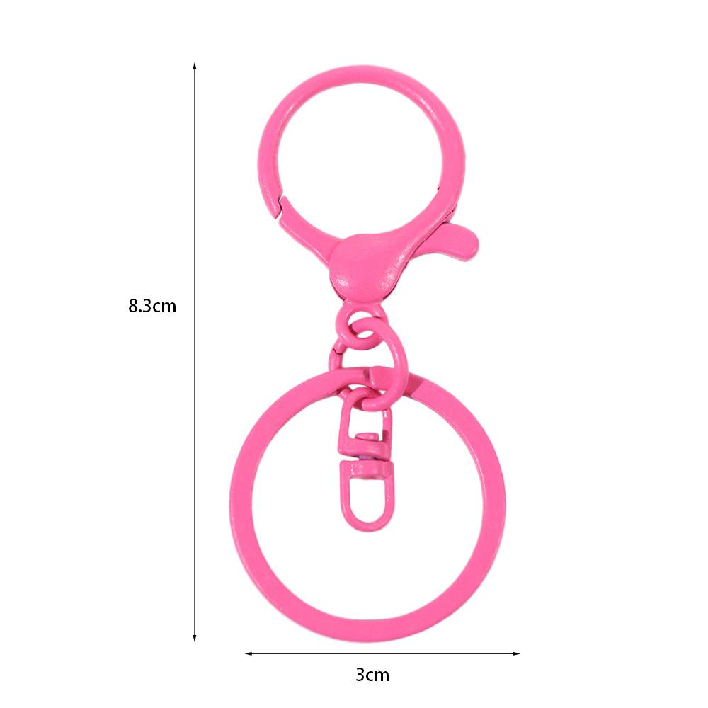 Candy Color Jewelry DIY Buckle Connector Snap Buckle Hooks Spring Clasp for Keychain  Craft Lovers