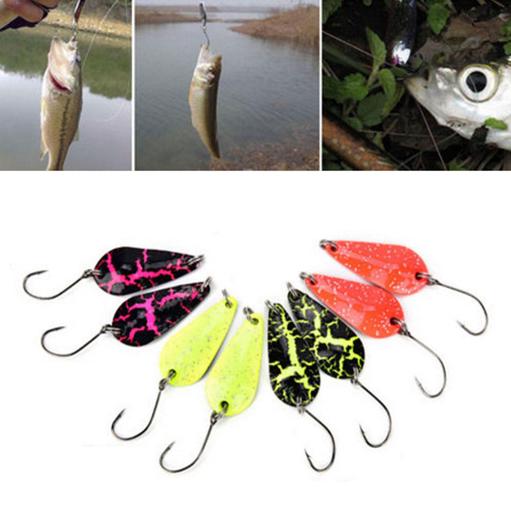 3G Small Micro Fishing Spoons Spoon Fishing Spinner Bait Two-side Farben Useful 3G Small Micro Fishing Spoons Spoon Fishing Spinner Bait Two-side Farben Useful