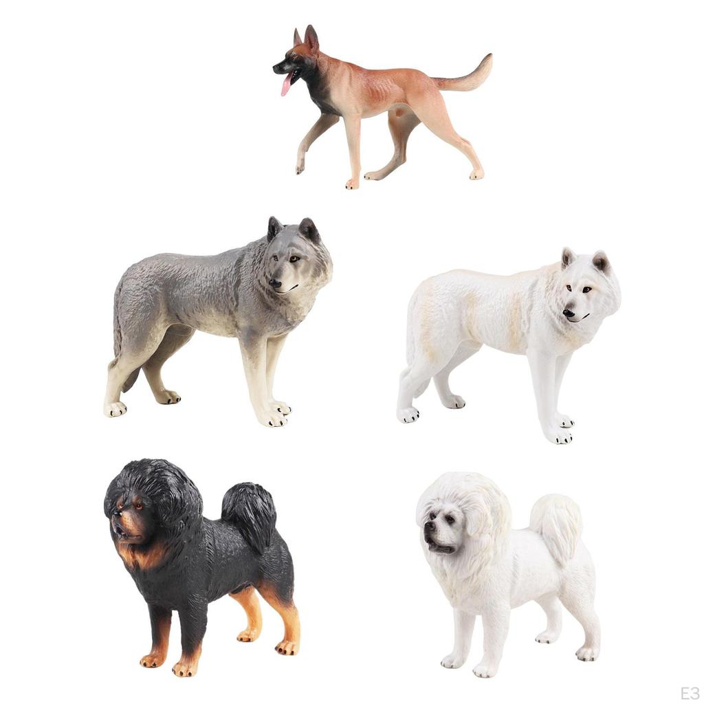 Animal Figurines for Educational Play and Cake Decoration