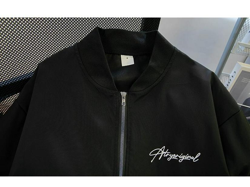 Men's Oversized High Street Baseball Bomber Jacket - Spring/Autumn Trend