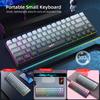 68 Key Gradient Wired Film Keyboard 25 Key Conflict Free Dual Color Injection Molded Keycaps RGB Backlight
