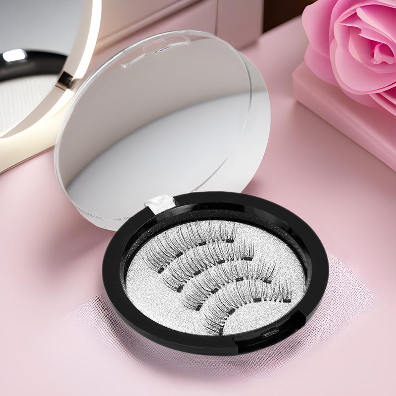 

Магнитные накладные ресницы в натуральном стиле - Без клея, Одна пара