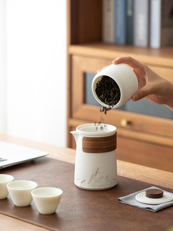 Portable Ceramic Tea Set