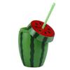 Lovely Food Grade Plastic Summer Straw Cup Cartoon Fruit Strawberry Pineapple Watermelon Water Bottle Drinkware Gift