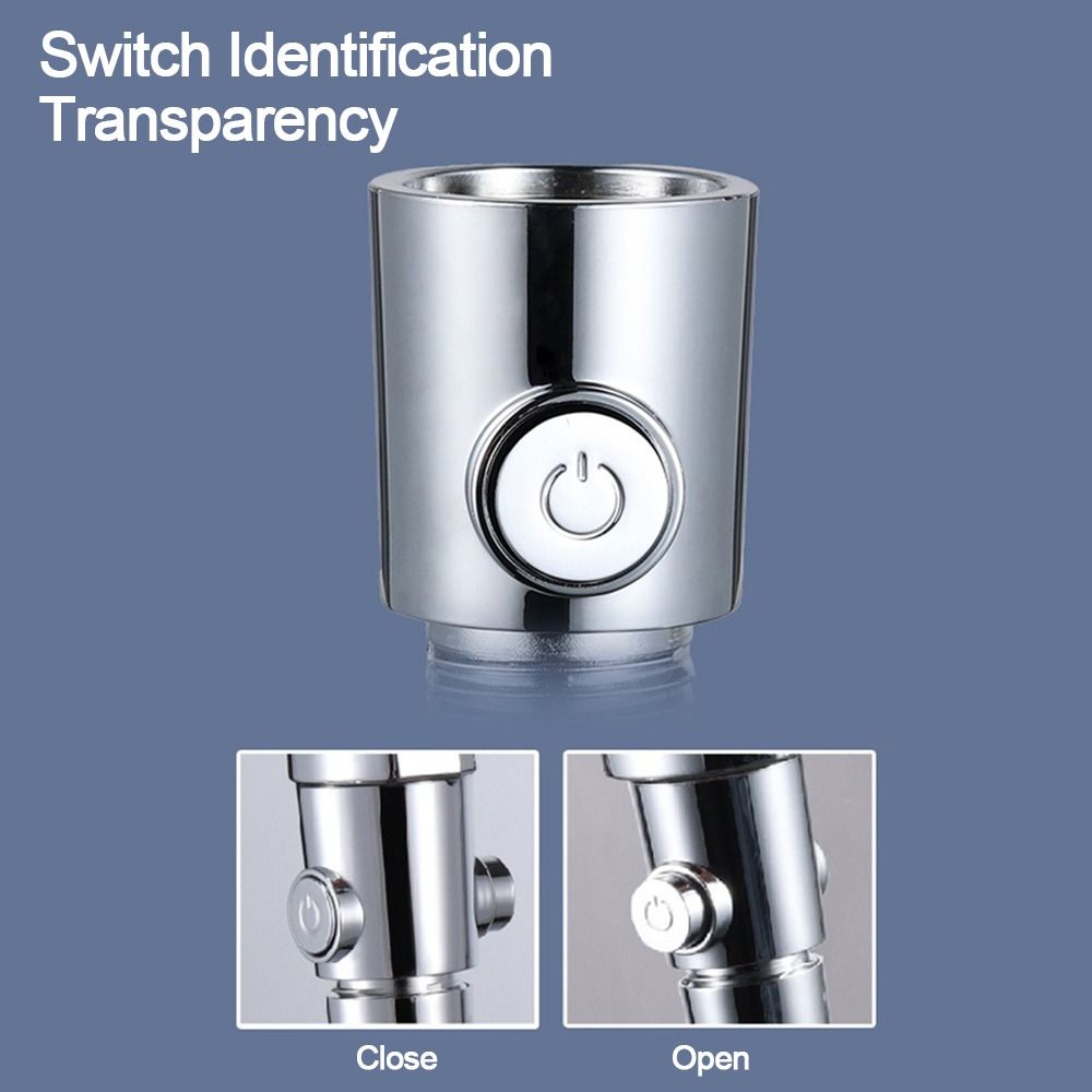 One-Button Shower Head Arm Diverter Flow Limiter Sprayer Shut-Off Switch  Bathroom Parts