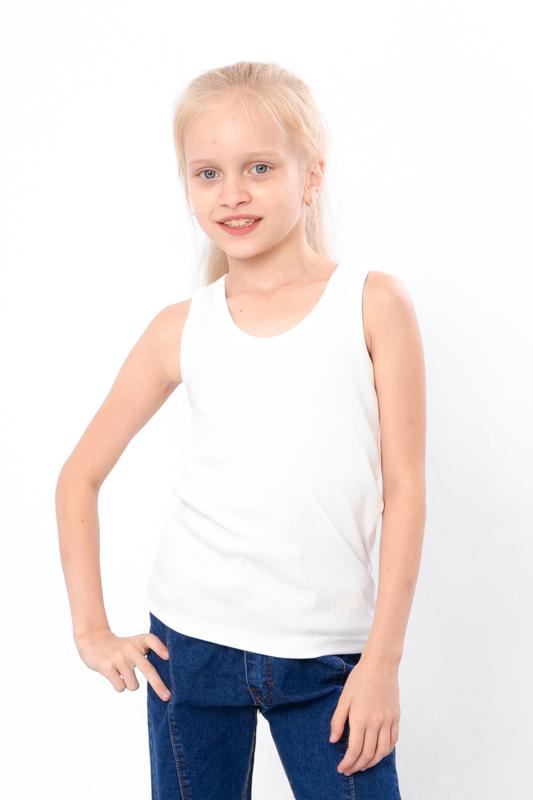 Girls’ Ribbed Cotton Tank Top – Soft & Breathable Undershirt for Everyday Comfort, Summer, 6072-008-2 HC