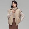 FASHION Winter 2024 New Fashion Women's Short Vest Down Vest Loose Casual Warm  Tide Vest Clothes