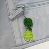 Four-leaf Clover Keychain Handmade Knitted Key Ring