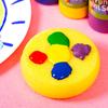 5PCS Round Foam Sponge Brush with Wooden Handle Durable Resuable Sponge Brushes for Kids DIY Painting Supplies