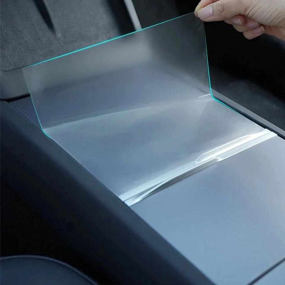TPU Anti-scratch Protective Film Center Console Sticker for Model Y Juniper Model 3 Highland 2026 Easy Install Quality