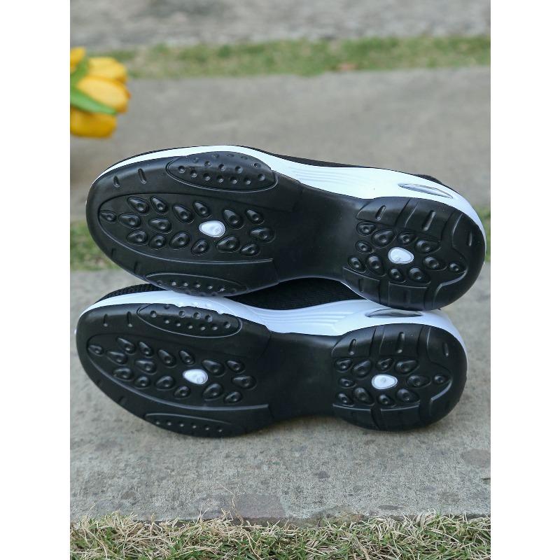 Women's Cushioned Soft Sole Sneakers, Breathable Casual Sport Shoes