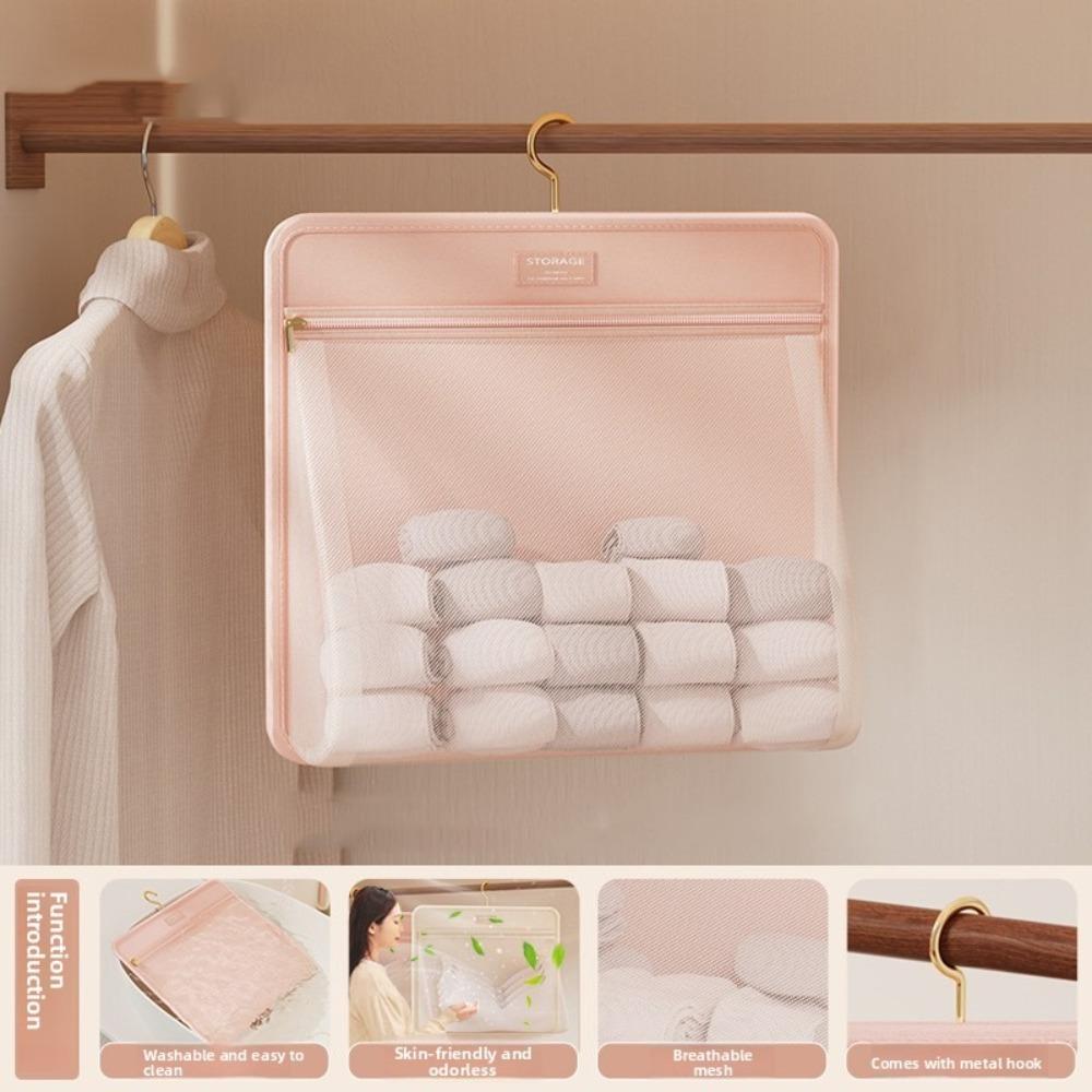 Breathable Underwear Storage Bag Foldable Socks Storage Organizer  Wardrobe Storage