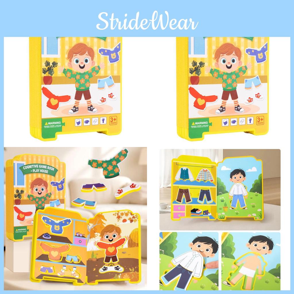 Educational Puzzle Dress Up Toy With Eva Material For Early Learning And Quiet Book Fun