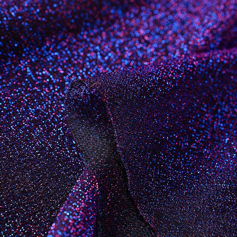 100x155cm Elastic Glitter Fabric Shimmer Glitter Mesh Gauze For Performance Dress Skirt Wedding Doll Diy Sewing Soft Shiny Cloth