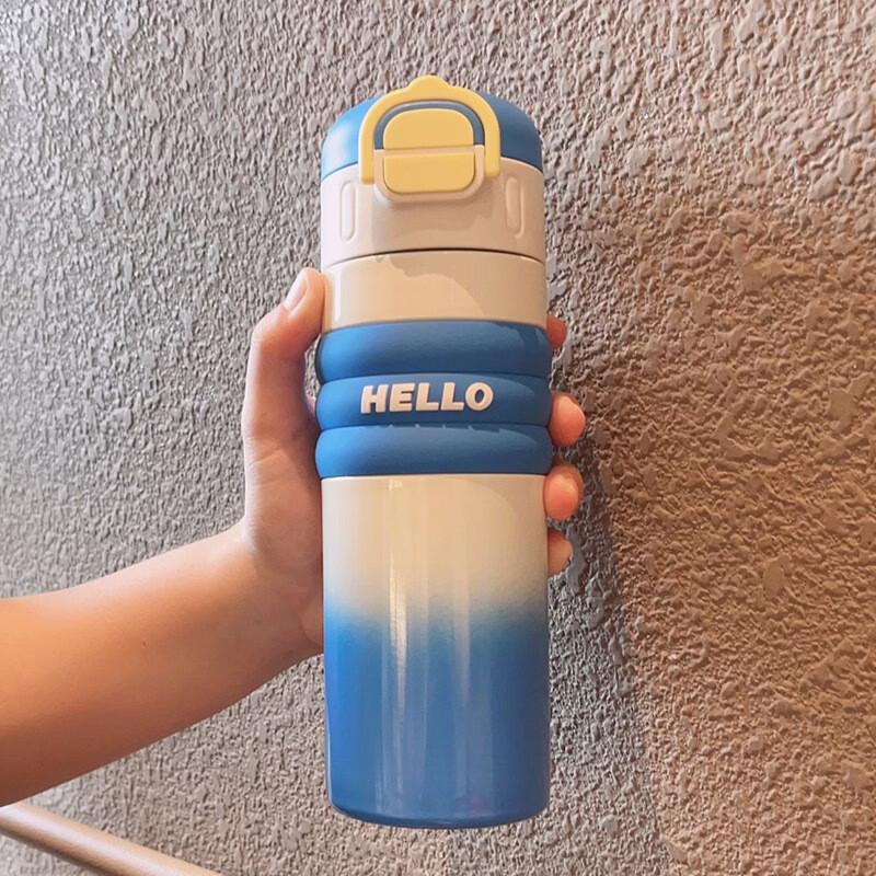 Xihe 316 Stainless Steel Portable Dual-Use Insulated Bottle