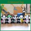 Panda Toy Plush Keychain Soft Adorable Bear Bag Pendant Stuffed Accessory Animal