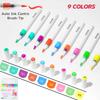 ROSYMENG 126/9 Colors Acrylic Paint Marker Pens Soft Brush Professional Drawing Pens PK LANGUO School Stationery Art Supplies
