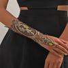 European & American Gothic Dark Feather Lace Cuff & Bracelet Halloween Accessories