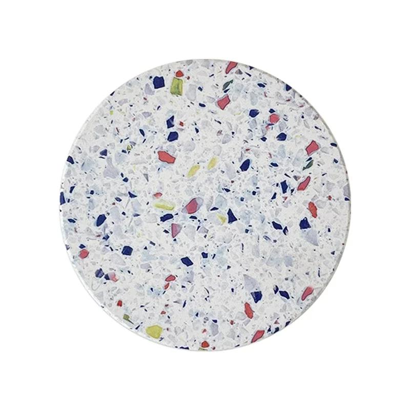 Neuer 10,3 cm runder Diatomeenerde-Sauguntersetzer für Tassen und Schalen, Hitzeschutz-Tassenuntersetzer, Platzset für Kaffee, Tee, heiße Getränke, Küchenzubehör