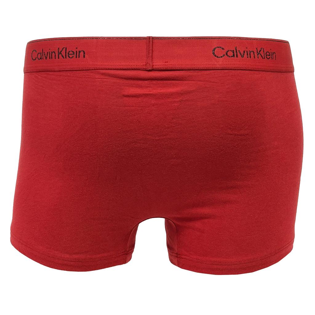 Calvin Klein Boxer Summer Size L Briefs, Low-Rise, Underwear, Men's, 3-Pack, Cotton, Black/Red, [Used]