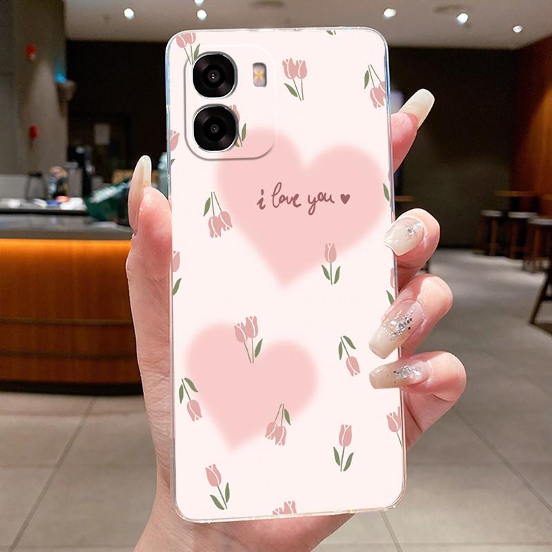 Custodia Per OPPO A6X 4G A6 Fiore Farfalla Cover Protettiva OPPOA6X 5G CPH2823 CPH2819 Trasparente Morbido Silicone TPU Copri Telefono