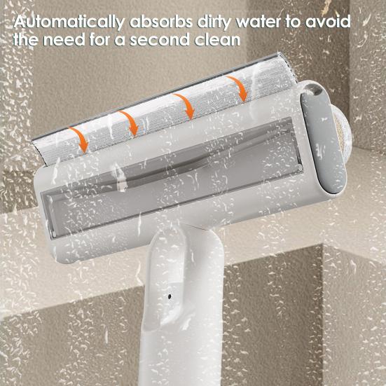 Scraper Brush Windows Glass Screens Bevel Scraping Strip Dust Removal Portable Cleaning Brush Multi-Functional Cleaning Tool