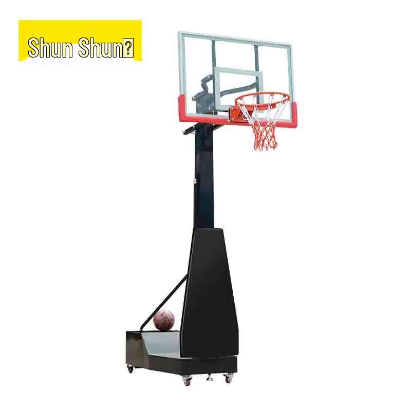 Shunshunne Mobile Adjustable Basketball Hoop