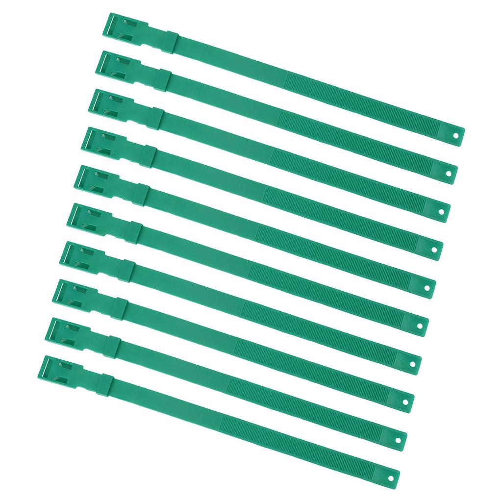 10 BUC Zgardă Capră PU 23 Inch Ajustabilă Zgardă pentru Animale de Fermă Vacă Cal Oaie Verde