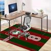 1pc Football Team Design Area Rug - Non-Slip, Soft & Cozy Floor Mat for Living Room, Bedroom, Office - Indoor/Outdoor Decorative Carpet