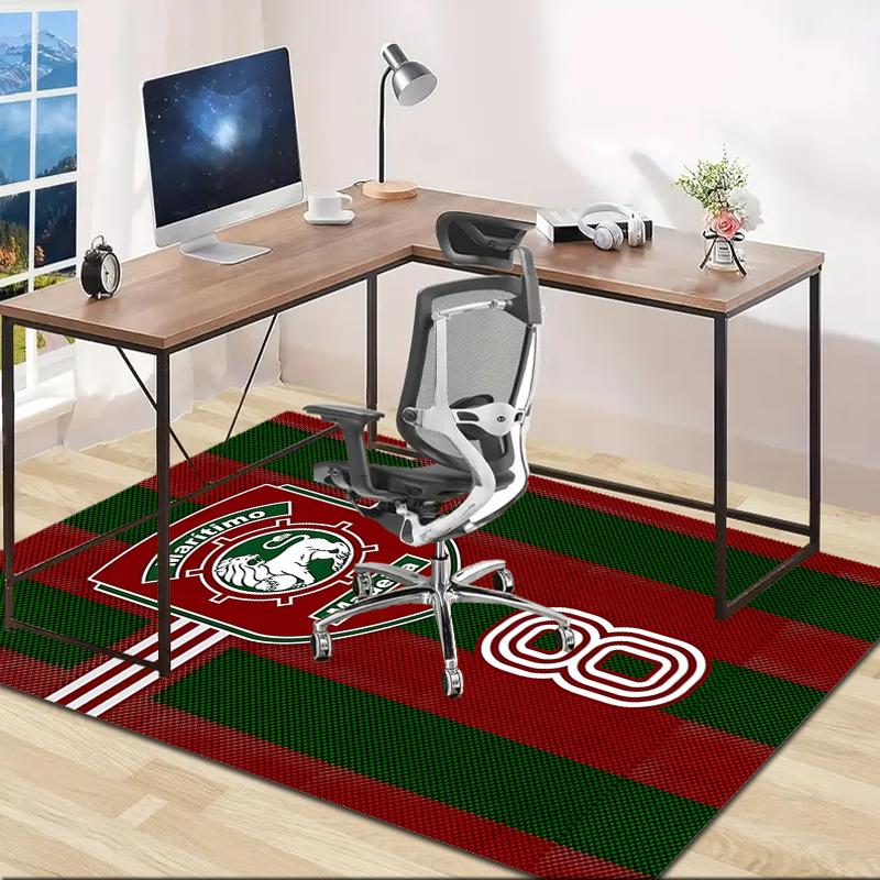 1pc Football Team Design Area Rug - Non-Slip, Soft & Cozy Floor Mat for Living Room, Bedroom, Office - Indoor/Outdoor Decorative Carpet