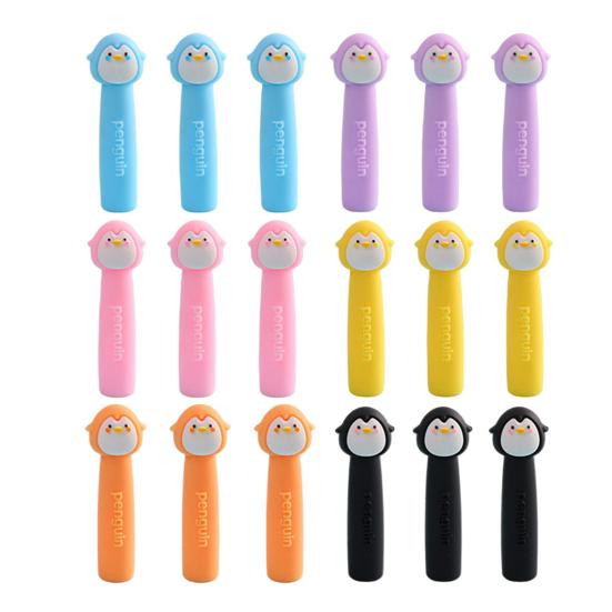 Protective Case Silicone Pencil Cap Cartoon Cat Paw Pencil Tip Protector for Wooden Pencils Extend Usage Time Reduce Waste Stress