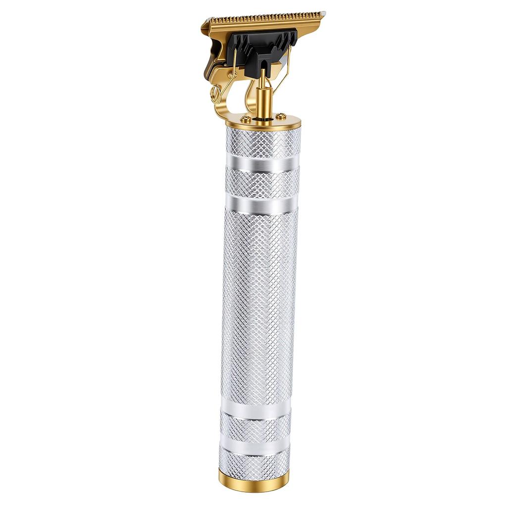 T Blade Hair Trimmer Portable Electric Shaver for Beard Mustache Sideburns Grooming Home Barber Use Silver
