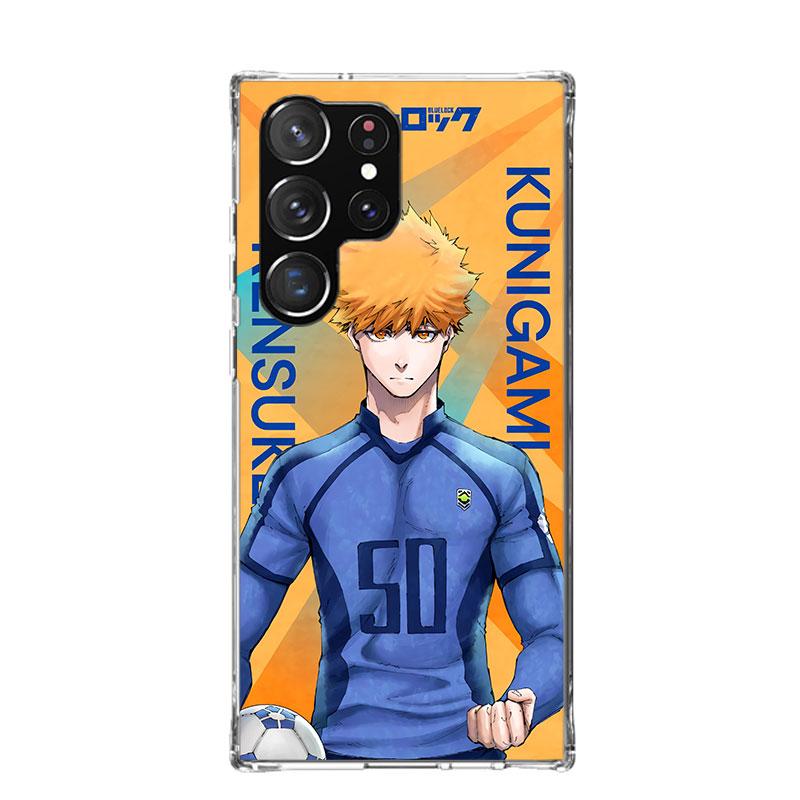 

Hot Anime Blue Lock Phone Case For Samsung Galaxy S26 Ultra S23 S24 S25 Edge S20 FE S21 S22 Plus Soft Print Shell Cover Fundas G Samsung S25 Plus