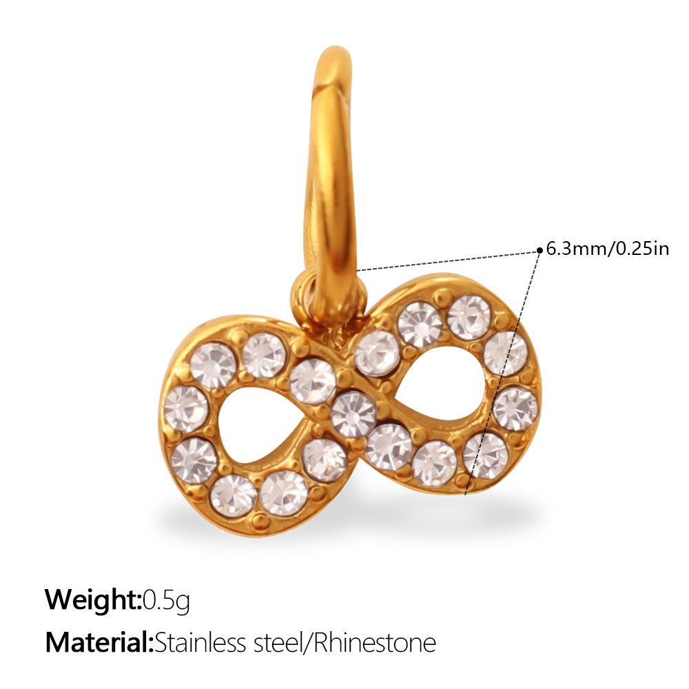 Exquisite Shining Diamond-Encrusted Gold Pendant, High-End Temperament, Light Luxury Earrings, Necklaces, Jewelry Accessories