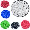 Home Party Supplies Beads DIY Handmade Beading Necklace Bracelet For Jewelry Making Plastic Solid Dispersion Beads Ball Candy Color 20Pcs Accessories