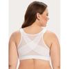 2025 Plus Size Front Buckle Wireless Bra for Women in Europe and America